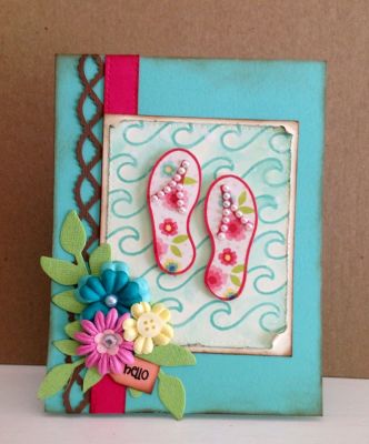 Sandals and Flowers!
