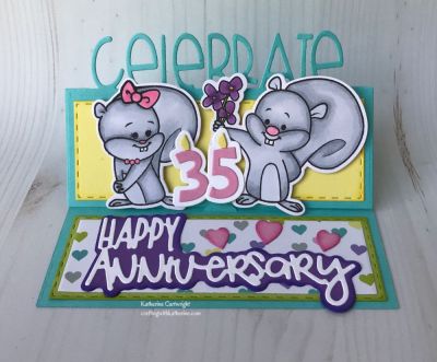 Celebrate Happy Anniversary 
Keywords: WordDies squirrel2stamp cake2buildandnumbers4cake
