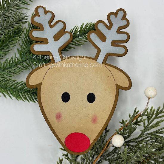 Reindeer Fold it card
