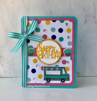 Happy Birthday card
Keywords: December2018CardKit Adore DecemberKitClub2018(Adore)