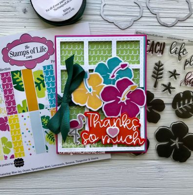 Thanks so much Card
Keywords: GridDies tropical2stamp