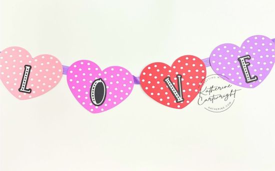 Love A1 Heart Banner
