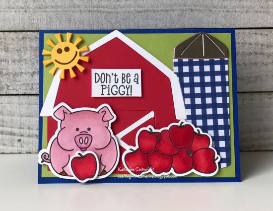 Keywords: August2018CardKit wheelbarrow2stamp farmanimals2stamp Fold-its AugustKitClub2018(Great Day)
