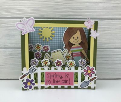 Stephie Doll Garden2stamp Shadow Box
Keywords: ShadowBox