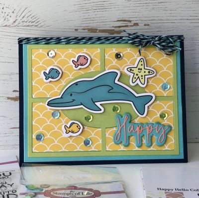 Happy Dolphin Card
Keywords: GridDies