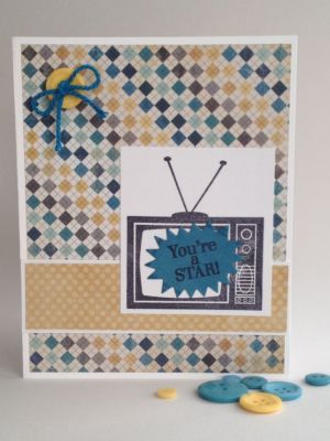 Masculine Congrats
Keywords: Tv2stamp masculine card congratulations you're a star
