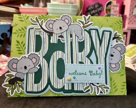 Baby Koala
Keywords: Baby fold it koala dies koala paper pad ink