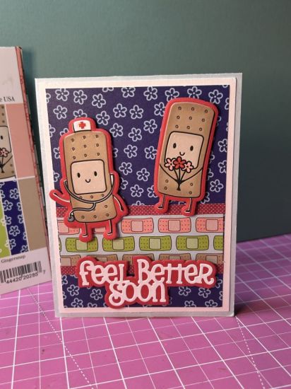Keywords: Happy Thoughts get well ouch bandaid