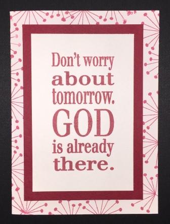 Encouragement Card
