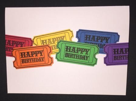 Happy Birthday Ticket
