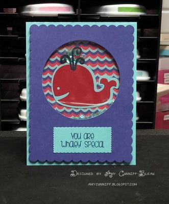 Whale Shaker Card
