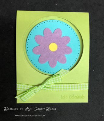 Felt Flower Card

