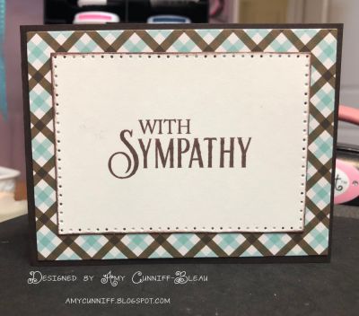 Simple Sympathy Card
