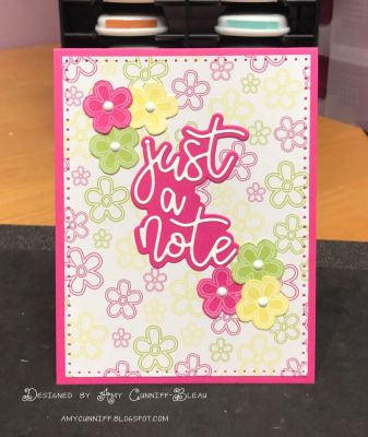 Floral Note Card

