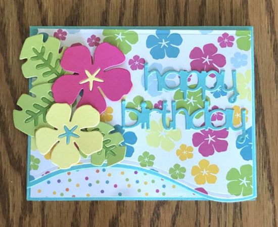 Tropical Birthday Card
