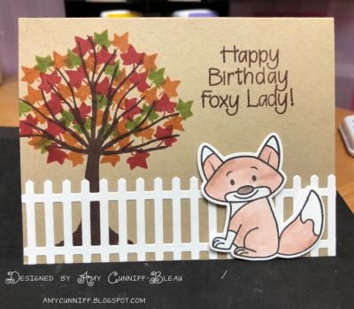 Foxy Lady Birthday Card
Keywords: Leaves2stamp, Sizzix Fence Dies, Foxes2stamp, fox dies, 