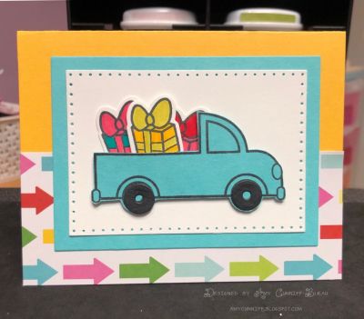 Happy Birthday Card
Keywords: Sizzix Car Stamps & Dies