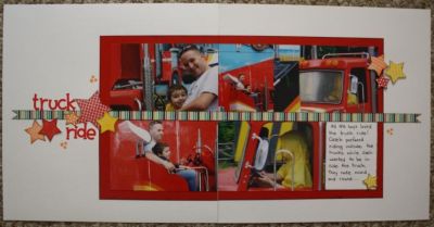 Truck Ride (scrapbook layout)
