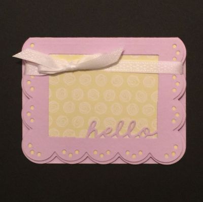 Hello card
