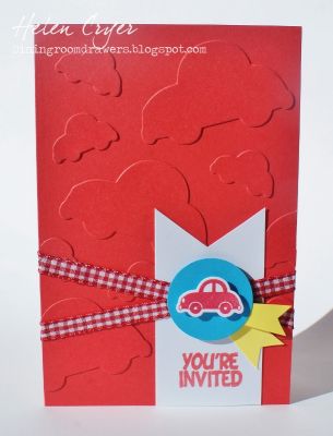 Faux Embossed Cars
