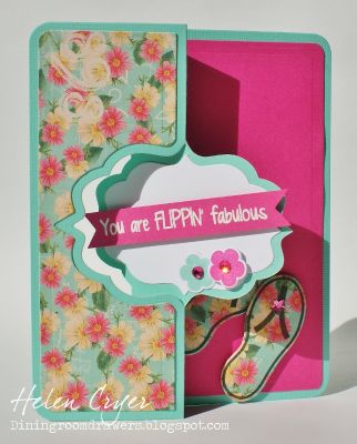 *Flippin' Fabulous!
Keywords: flipflop2stamp / sandals4summer Sizzix Flip-its Cards