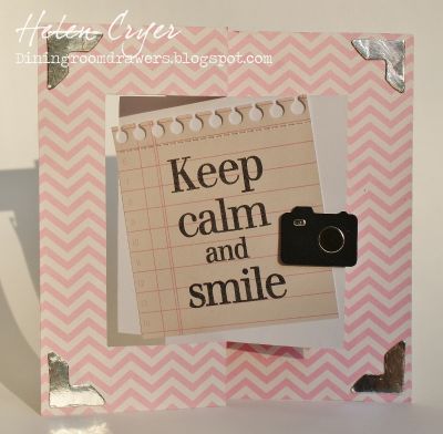 Keep Calm and Smile
Keywords: Notebook Edge and Hello Dies Sizzix Flip-its Cards calm2keep