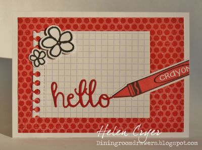 Hello Note
Keywords: Notebook Edge and Hello Dies crayons2stamp