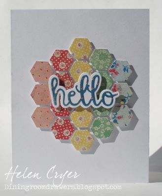 Quilted Hello
Keywords: Notebook Edge and Hello Dies