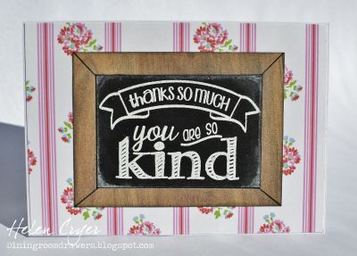 *Framed Thanks
Keywords: chalksayings2stamp