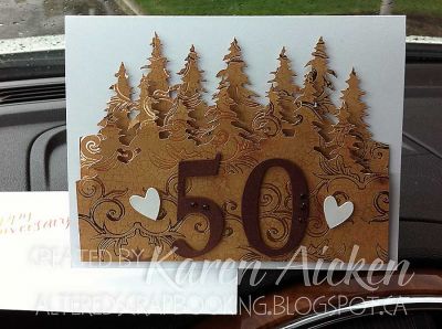 Unusual Anniversary Card
This was made especially for a couple who loves the outdoors and nature. 'Happy Anniversary' is stamped on the envelope, and a verse from the set on the inside.
Keywords: Anniversary, trees, nature,
