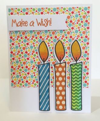 Birthday Candles
A quick card with the fun candles.

