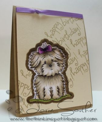 Happy Birthday...Happy Birthday... Happy Birthday!
These Cookie stamps and dies are so much fun!  Another birthday card D-O-N-E!
Keywords: birthday4Cookie, Cookie Dies