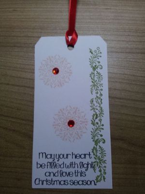 Christmas is here...
Christmas tag made with stamp set light4Christmas
Keywords: light4Christmas