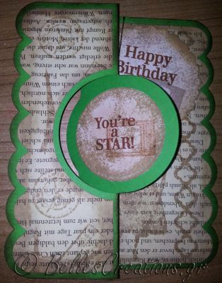 Happi Birthday. ..my star! (outside)
