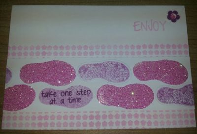One step at a time 
