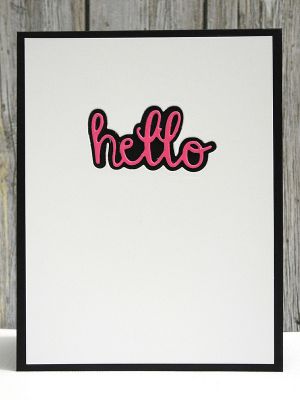 Pink Hello
Keywords: hello dies