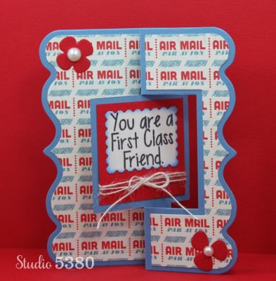 *First Class
Keywords: Sizzix Flip-its Cards, postage2stamp