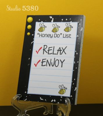 *Honey Do List
Notebook
Keywords: stamp2build list2write flipflops2stamp/sandals4summer