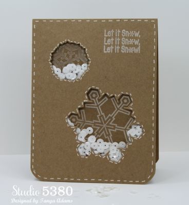 *Let it Snow Shaker Card
Keywords: snowflakes2stamp