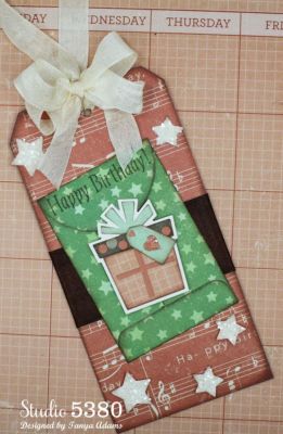*Happy Birthday Gift Tag
