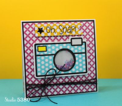 *Oh Snap - Shaker Card
Keywords: camera2stamp patterns4camera