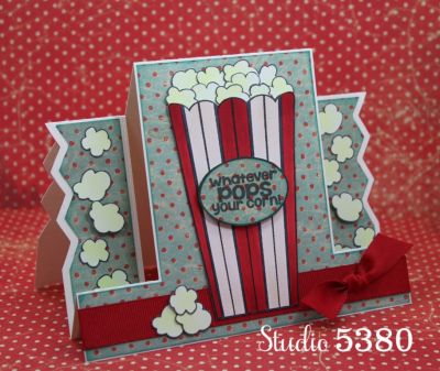 Whatever pops your corn!
Center Step Card
Keywords: popcorn2stamp