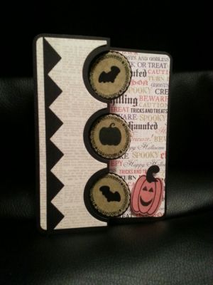 Halloween flip it card
