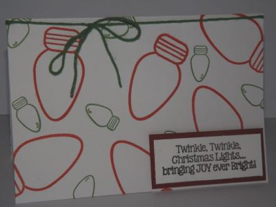Twinkle Lights Card 
