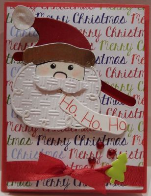 Ho Ho Ho Slider Card
Merry Christmas / Santa Card
Keywords: Santa, slider, club , ribbon, Merry Christmas