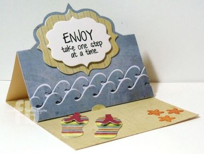*Take One Step At A Time
Keywords: FlipFlop2stamp Sizzix Stand Up Cards