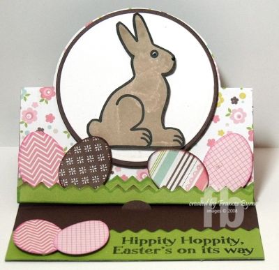 Hippity Hoppity Stand Up Card 
Keywords: ChocolateBunny2stamp Sizzix Stand Up Cards