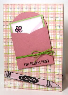 *I'm Tickled Pink
Keywords: MiniEnvelopeDie Crayons2stamp Words4crayons