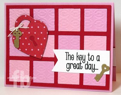 *Key to a Great Day
Keywords: Sizzix Window Die/Stamps