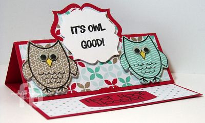 *It's Owl Good
Keywords: Owls2Love Sizzix Stand-Ups Cards